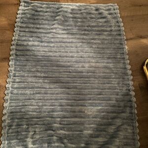 Soft Textured Gray blanket